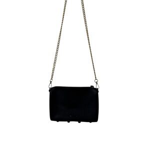 Rebecca Minkoff Sleek Black Crossbody Bag with Chain Strap